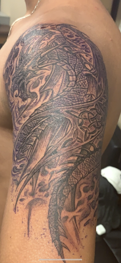 Explore space filling tattoo ideas, creative tattoo ideas in Round Rock, available at Beto Tats