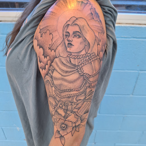 Explore cleveland browns tattoo ideas, creative tattoo ideas in Oklahoma City, available at Black Magic Tattoo