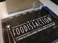 Foodisfaction à Rome menu
