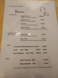 Menu du La planche gourmande à La Fère