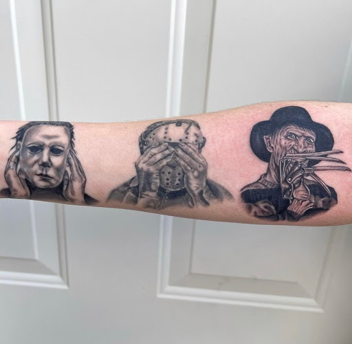 Explore men back tattoos ideas, creative tattoo ideas in Spokane, available at Anchored Art Tattoo