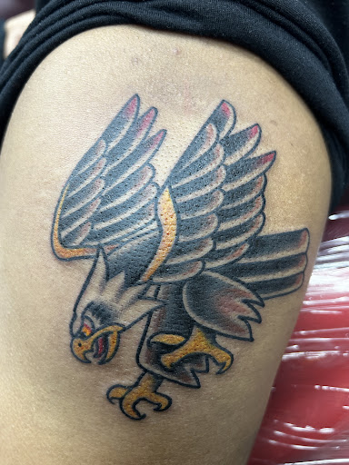 Find male tattoo ideas shoulder for your next unique tattoo in El Paso at American Tattoo Society of Ft Bliss