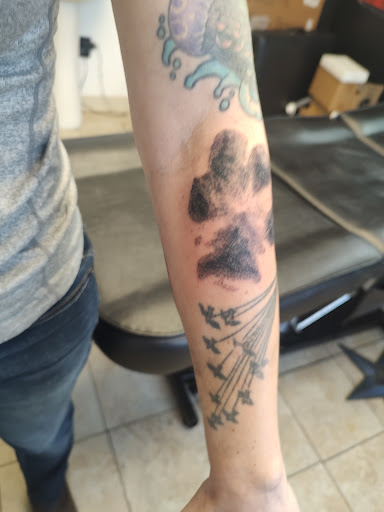 Explore fishing tattoos ideas, creative tattoo ideas in Mansfield, available at 42 Tattoo