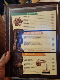 Restaurant de spécialités d'Afrique de l'Ouest Mama Africa à Paris (la carte)