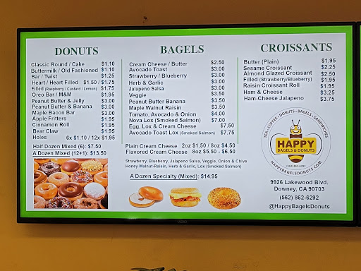 Donut Shop «Happy Bagel & Donuts», reviews and photos, 9926 Lakewood Blvd, Downey, CA 90240, USA