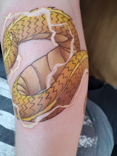 Explore denver nuggets tattoo ideas, creative tattoo ideas in Oak Park, available at Venture Tattoo Studio