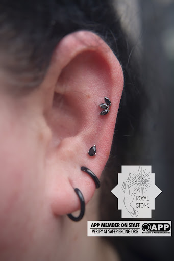 Explore flower vine tattoo ideas, creative tattoo ideas in Mobile, available at Royal Stone Piercing