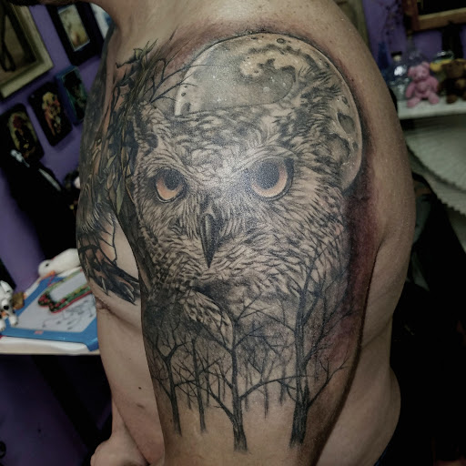 Explore stomach tattoo ideas for guys, creative tattoo ideas in Fresh Meadows, available at Lucky Dog Tattoos Inc