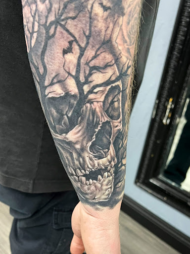 Explore tattoo ideas for spine, creative tattoo ideas in Pittsburg, available at Delta Art & Tattoo