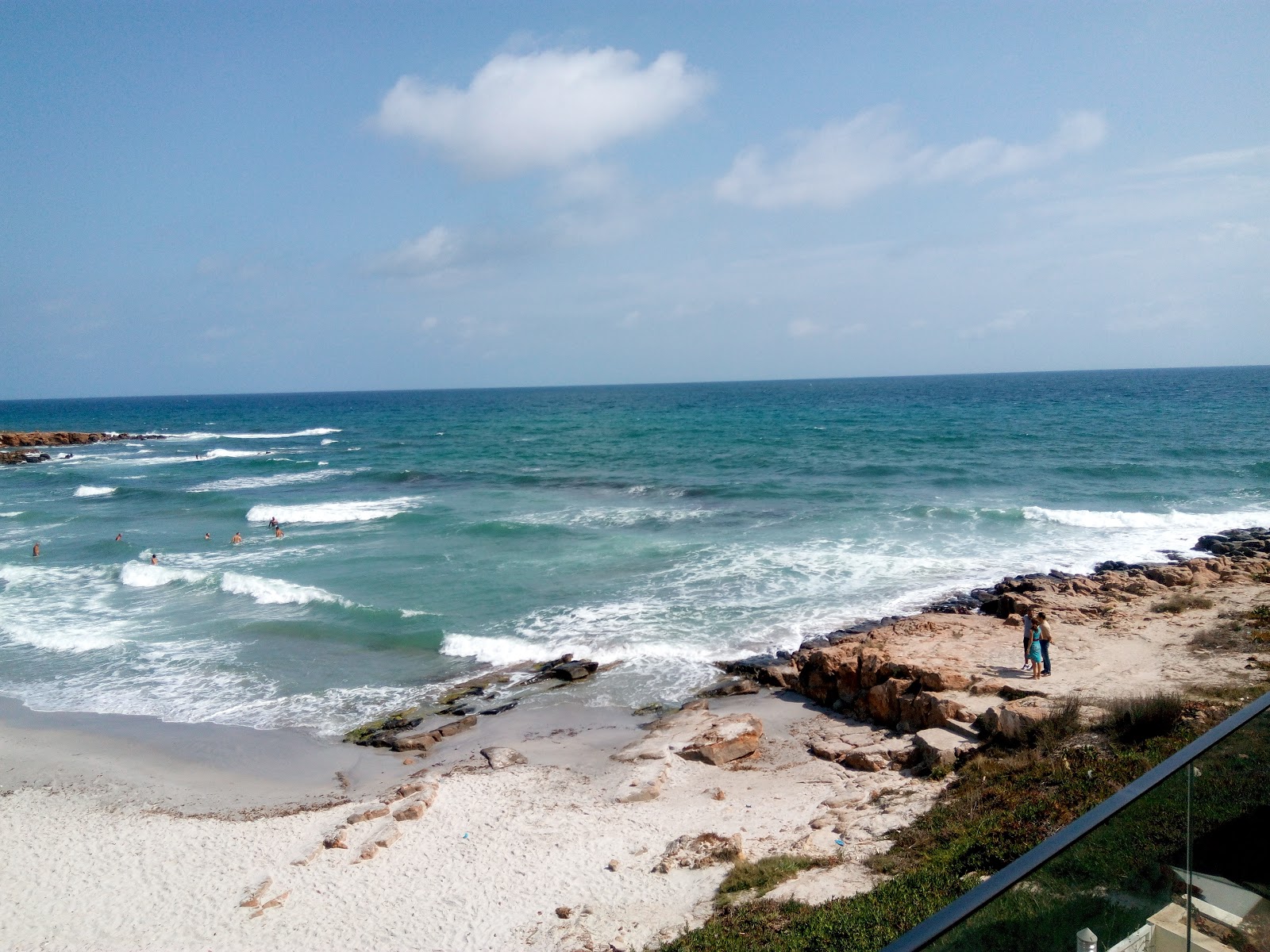 Foto van Fatha Beach en de nederzetting