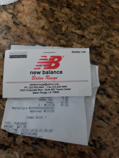 Shoe Store «New Balance», reviews and photos, 7425 Corporate Blvd # 800, Baton Rouge, LA 70809, USA