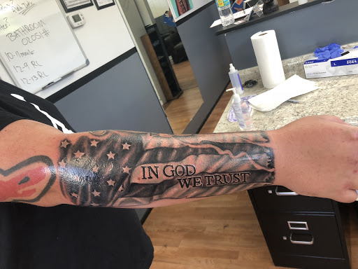 Explore semicolon tattoo ideas for men, creative tattoo ideas in Sarasota, available at SEVEN SINS Tattoo Studio