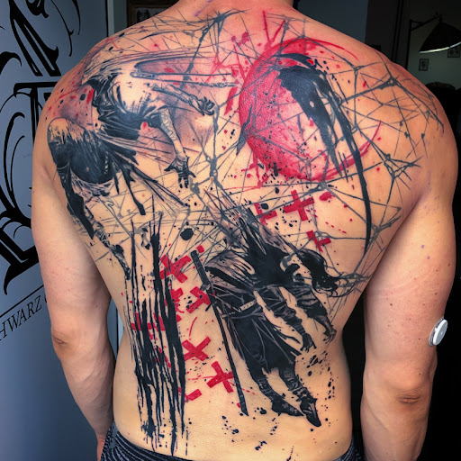 Explore upper arm tattoo ideas for women, creative tattoo ideas in Los Angeles, available at Malaka Tattoo Collective