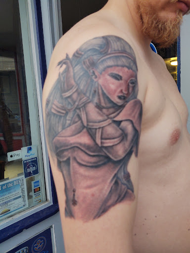 Find best leg tattoo ideas for your next unique tattoo in Fredonia at True Blue Tattoo