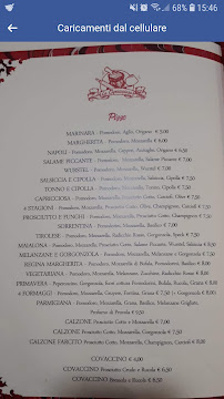 Menu du La Capricciosa à Tavarnuzze