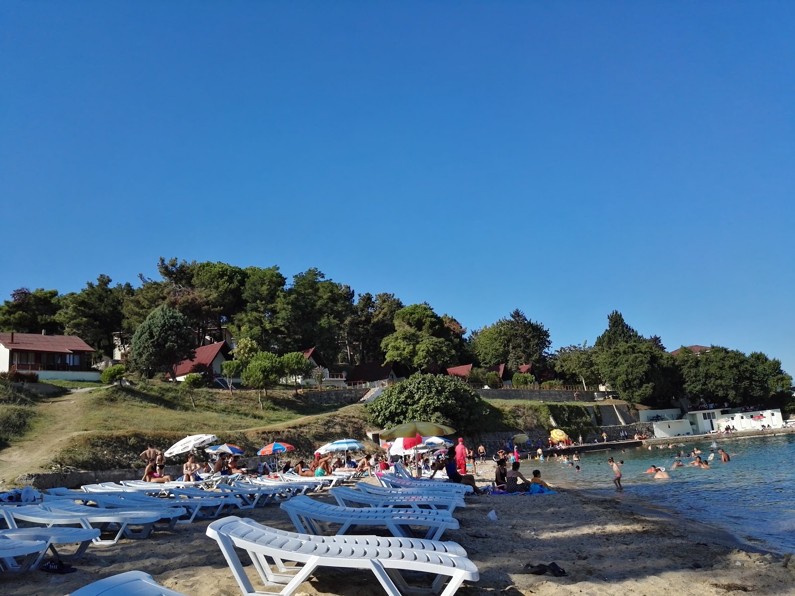 Foto di Belediye Plaji area del resort sulla spiaggia