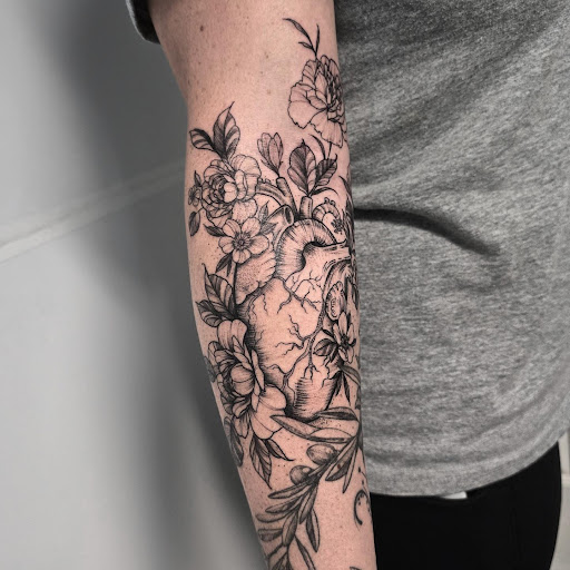 Explore hiking tattoo ideas, creative tattoo ideas in Asheboro, available at Wonderland Tattoo