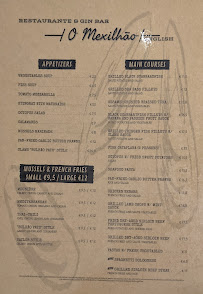 O Mexilhão à Lagos menu