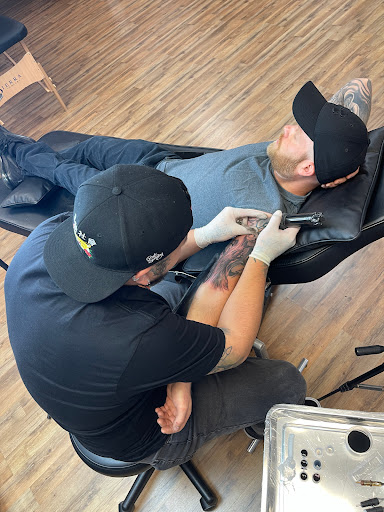 Explore tattoo on chest ideas, creative tattoo ideas in Whitehall, available at Grumble Bunny Tattoo Company