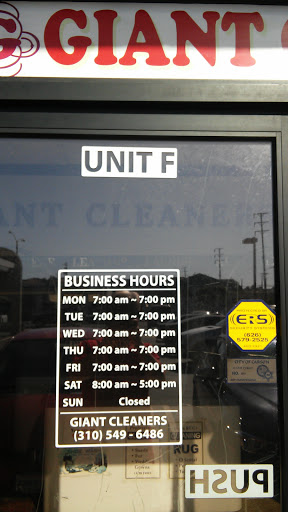 Dry Cleaner «Giant Cleaners», reviews and photos, 21950 S Avalon Blvd # E, Carson, CA 90745, USA