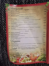 Menu du Pizzeria La Casa à Schwerte