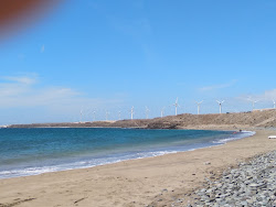 Foto av Playa de Cueva Laya beläget i naturområde