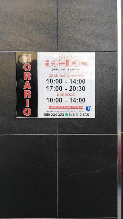 Información y opiniones sobre London Peluqueria Unisex de Huelva