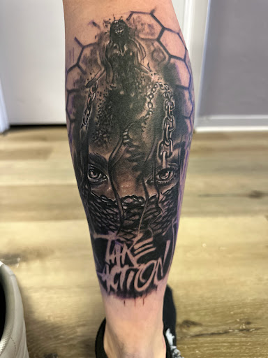 Explore tattoo ideas for police, creative tattoo ideas in Fond Du Lac, available at Underground Ink