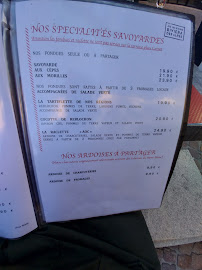 Restaurant l'Ecuelle à Aix-les-Bains menu