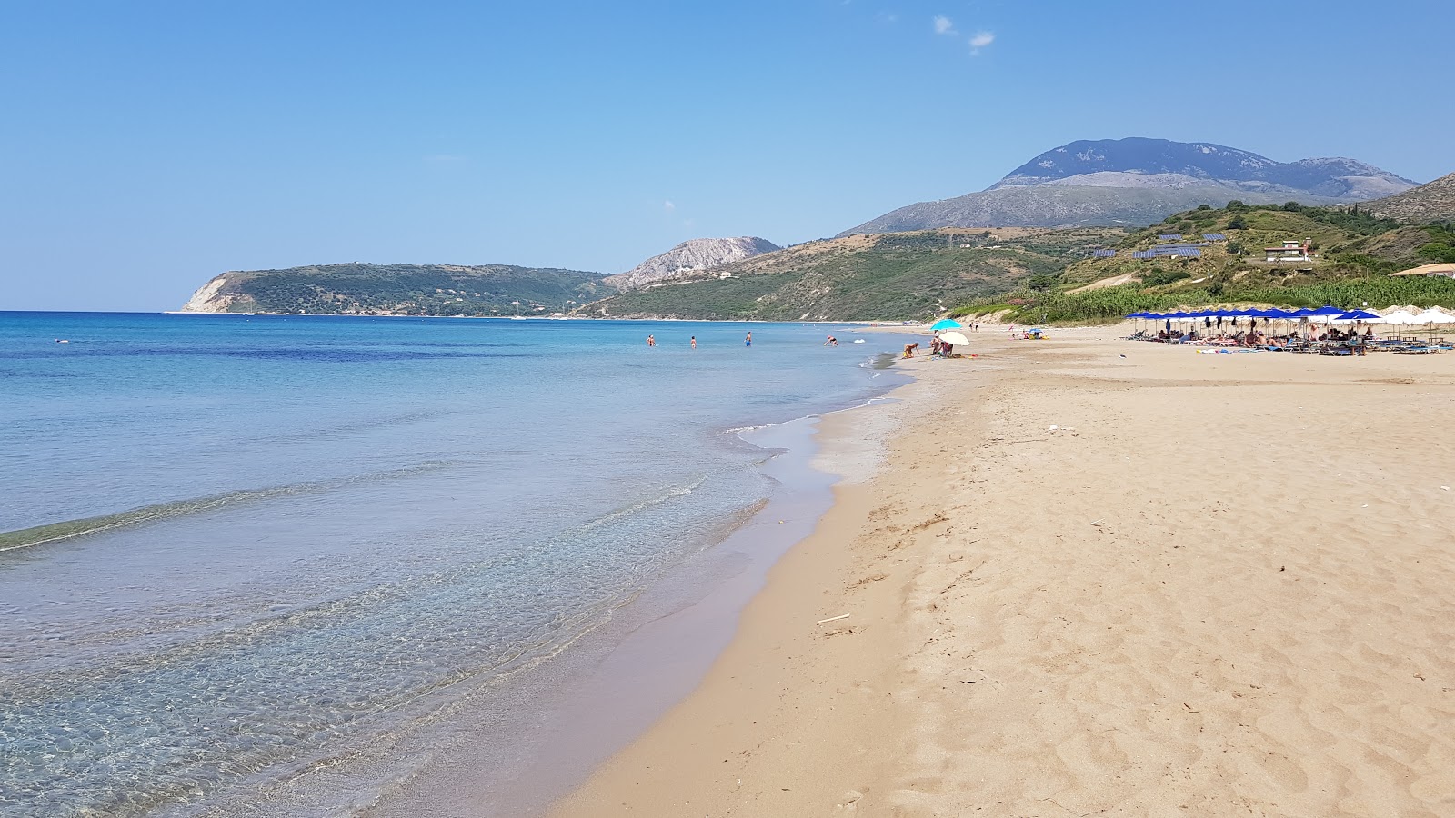 Fotografija Paralia Kaminia priljubljeno mesto med poznavalci sprostitve