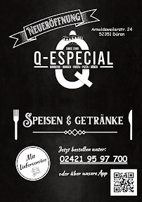 Q-Especial Düren à Düren menu