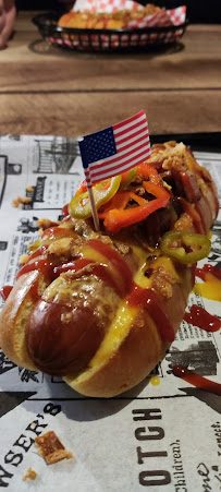 Hot-dog du Restaurant américain Frank’s Smokehouse à Réguisheim - n°5