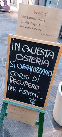 Menu du Osteria Cavolo Nero à Empoli