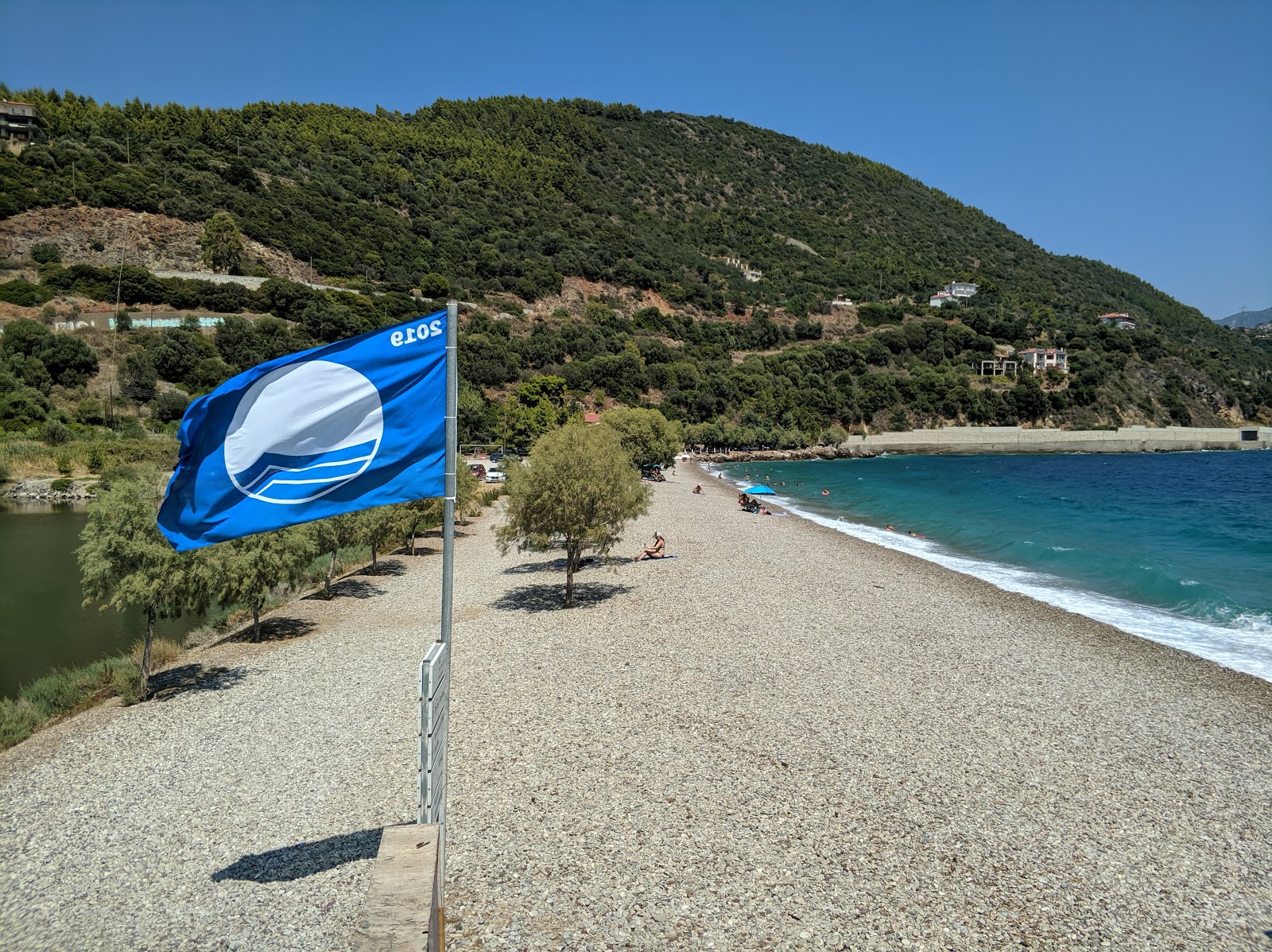 Foto av Blue lake beach - populär plats bland avkopplingskännare