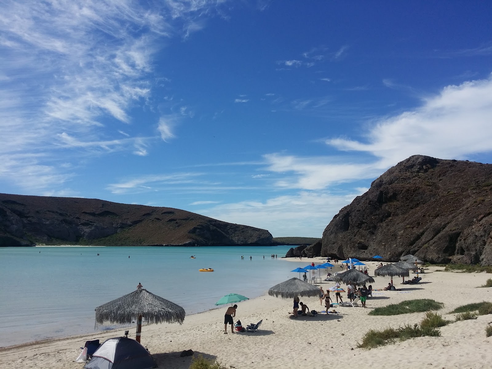 Photo de Playa Balandra - endroit populaire parmi les connaisseurs de la détente