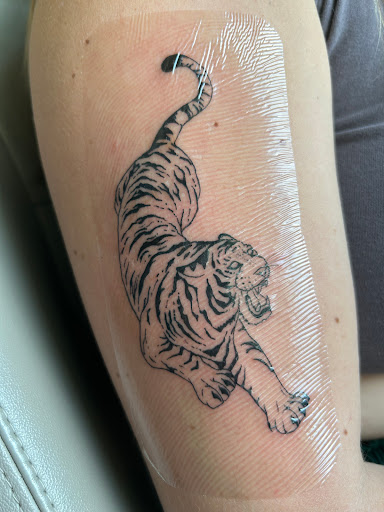 Explore clock sleeve tattoo ideas, creative tattoo ideas in Chattanooga, available at Studio 222