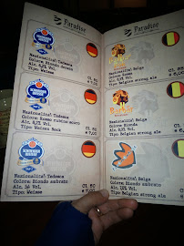 Menu du Paradise Pizza Grill & Beers à Assemini