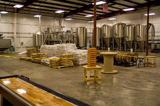A row of beer taps