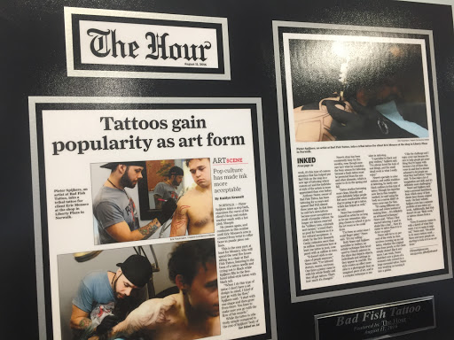 Explore dad son tattoo ideas, creative tattoo ideas in Norwalk, available at Three Hammers Tattoo