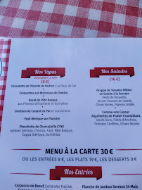Menu / carte de Restaurant Les Platanes à Anglet