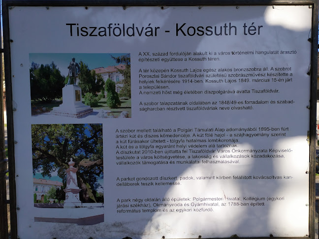 Értékelések erről a helyről: Kossuth Szobor, Tiszaföldvár - Múzeum