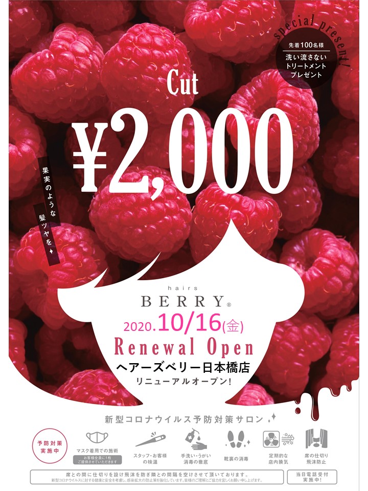 hairsBERRY日本橋店【ヘアーズベリー】