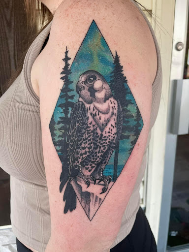 Explore band tattoo ideas, creative tattoo ideas in Hartselle, available at Ethereal Alchemy Tattoo Collective