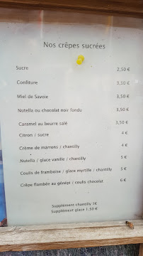 Menu / carte de Restaurant la Teyole à Bessans
