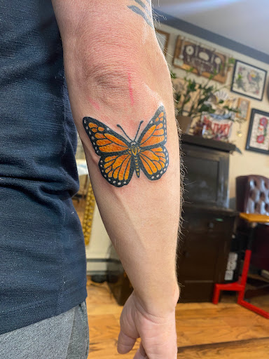 Explore aztec neck tattoo ideas, creative tattoo ideas in Hailey, available at Mountain Rose Tattoo Studio