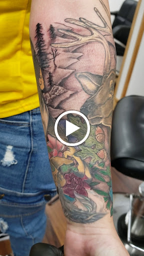 Explore chest tattoo ideas men, creative tattoo ideas in Cedar Springs, available at Americas Renegade Tattoo Society