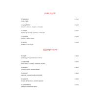 Menu / carte de Osteria Agilulfo à Marina di Carrara