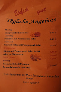 Menu / carte de Aspendos Grill à Kaufungen