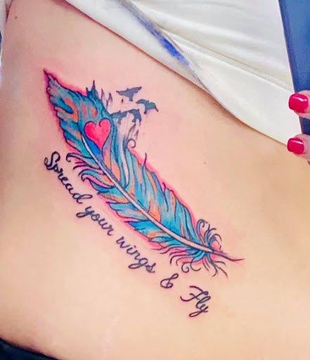 Find best friend tattoo idea for your next unique tattoo in Crystal City at Meraki Tattoo and Piercing