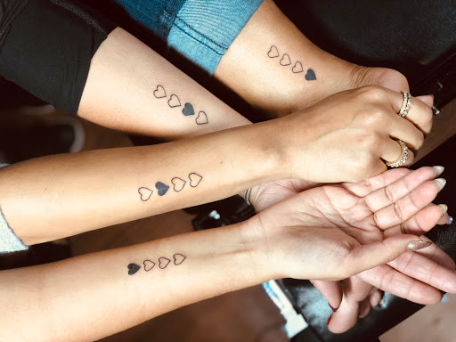 Explore peach tattoo ideas, creative tattoo ideas in Scarsdale, available at Damm Nice Tattoo & Body Art